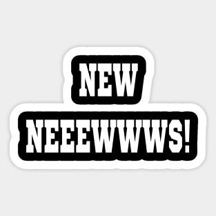 new news Sticker